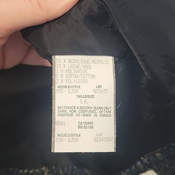 Louben Wool Blend Knit Dress Jacket - Picture 8 of 8